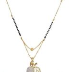 Silver Beaded Silver Plated Mangalsutra