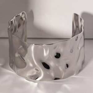 Silver Plated Cuff Bangle Bracelet