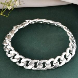 Stylish Silver Plated Chain Bracelet
