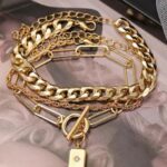 Golden Alloy Bracelet