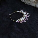 Multicolor Kundan Mixed Alloy Nath