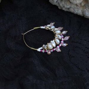 Multicolor Kundan Mixed Alloy Nath