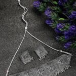 Silver Oxidised Necklace Set