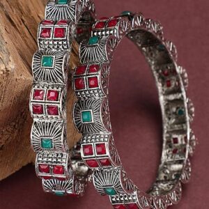 Multicolour Artificial Stone Bangles