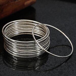Silver Plated Ethnic Traditional Bangles