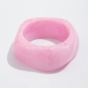 Pink Slip On Acrylic Bracelet For Women