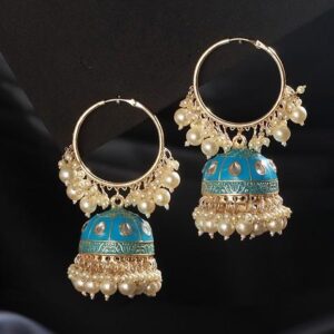 Women Dome Shaped Jhumkas Earrings