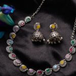 Stones Studded and Beaded Jewellery Set