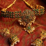 Gold Plated Kundan Stone Studded Jewellery Set