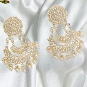 Kundan Chandbali Earrings