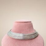 Minimal Silver Hasli Choker
