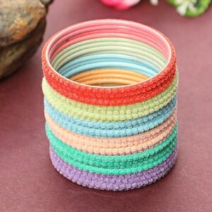 Set Of 24 Multi Coloured Bangle Set