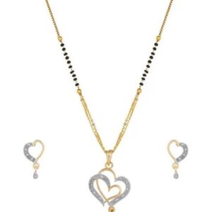 Silver Beaded Silver Plated Mangalsutra