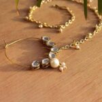 White Gleaming Glory Mixed Alloy Nath